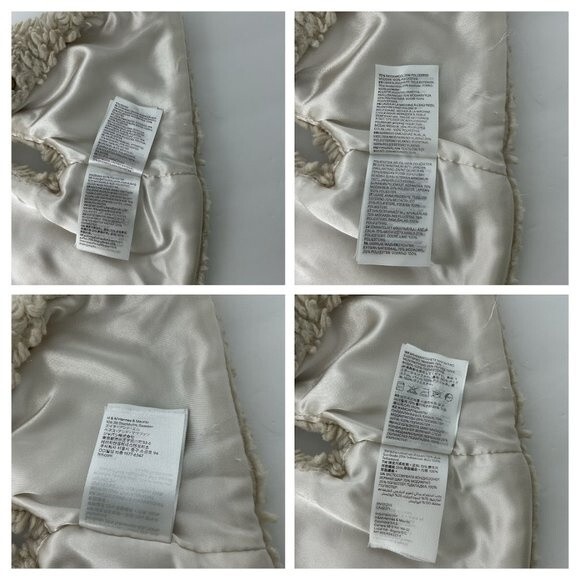 Carter’s Girls 9M 2 Piece Sweater H&M Sherpa Fleece Vest Set Baby Winter Outfit - Picture 8 of 16